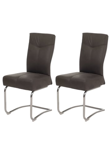 MCW 2er-Set Esszimmerstuhl G56, Grau