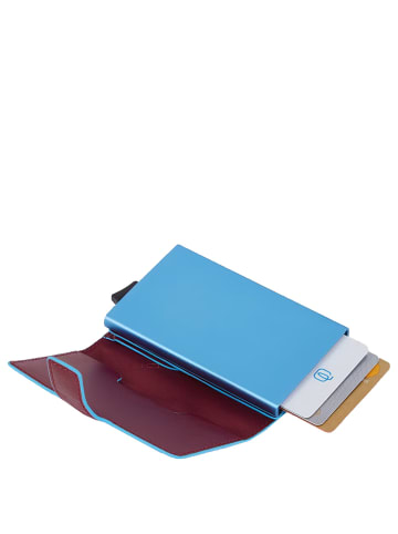 Piquadro Blue Square - Kreditkartenetui 11cc 10 cm RFID in rot