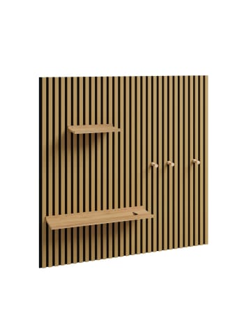 SoBuy Wandgarderobe in Naturholz - (W) 19 x (H) 120 x (L) 120 cm