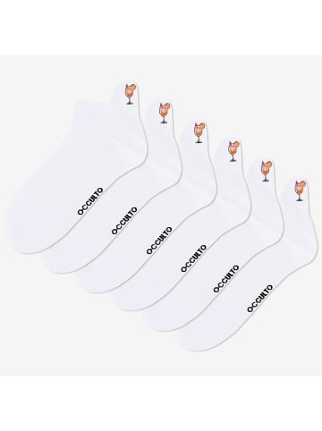 Occulto 6er Pack Motiv Sneaker Socken Luca in Sprizz