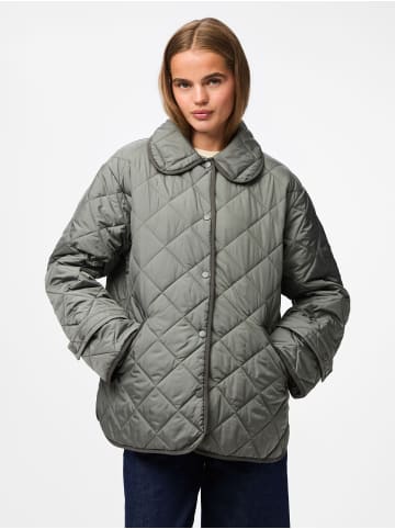 Pieces Kurzjacke in Castor Gray