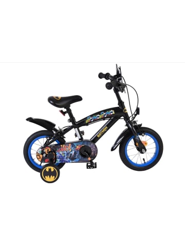 Volare Kinderfahrrad Batman  12 Zoll, ohne  Rücktrittbremse in schwarz