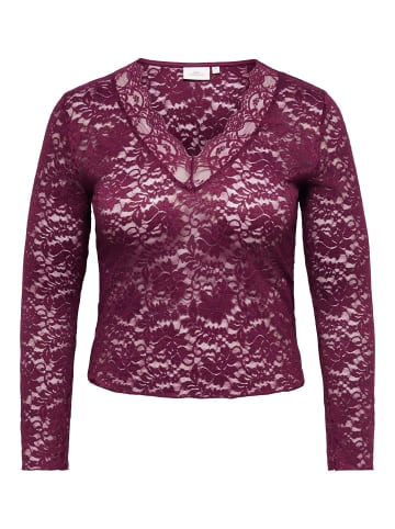 ONLY Carmakoma Bluse in Fig