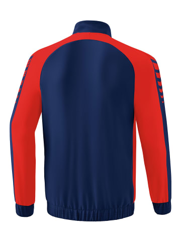 erima Kinder Six Wings Präsentationsjacke in new navy/rot