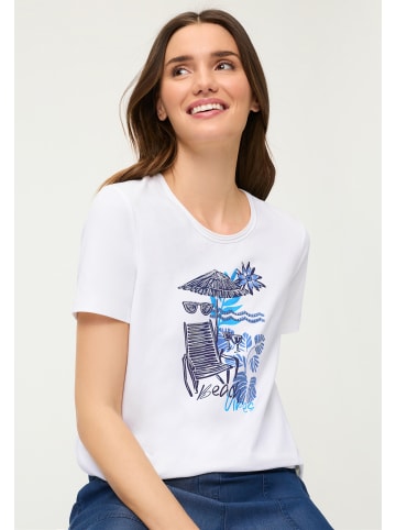 Olsen T-Shirt Hannah in weiß blau