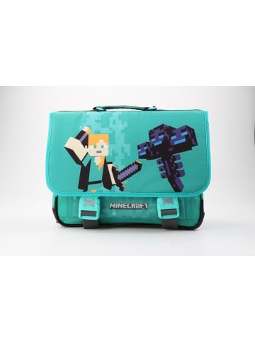 Minecraft Minecraft Fight 41cm Tasche Verschluss mit 2 Tucks in Grün
