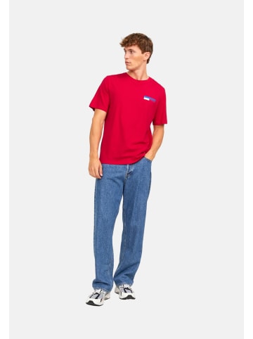 Jack & Jones T-Shirt 'Corp Logo' in rot
