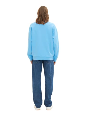 TOM TAILOR Denim Sweatshirt RELAXED CREW in Blau