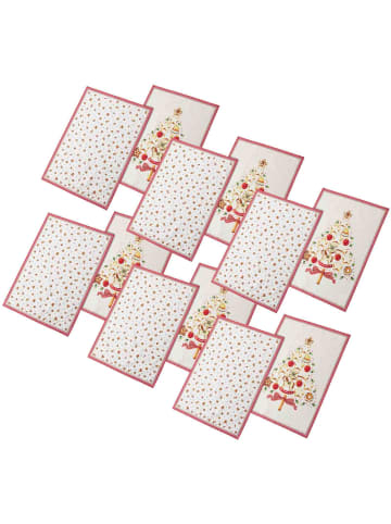 Villeroy & Boch 12er Set Küchentücher Winter Bakery Delight 31 x 25 cm in bunt
