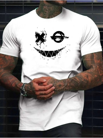 RMK T-Shirt Face WEISS