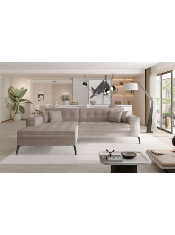MF Design Sokka Recamiere Links in Beige -  (L) 292 x (B) 292 x (H) 84 cm
