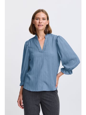 b. young BYJULIANA SS BLOUSE - LIGHT WOVEN Regular fit in Moonlight Blue