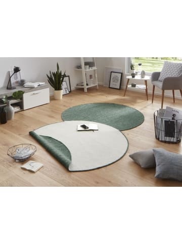 NORTHRUGS In- & Outdoor Wendeteppich Uni Miami grün