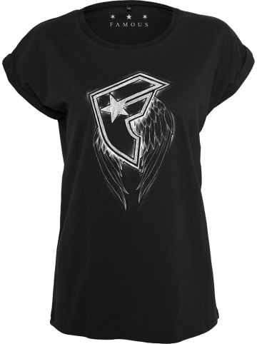 Merchcode Shirt "Ladies Wings Tee" in Schwarz