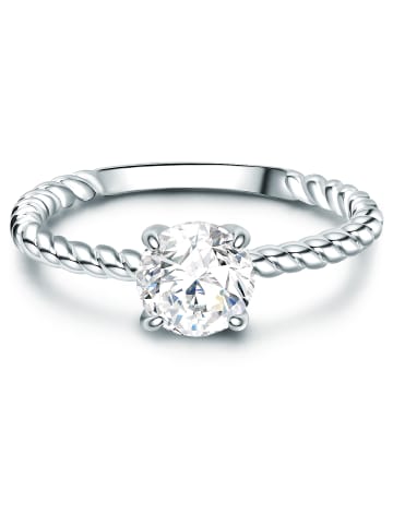 Trilani Ring Sterling Silber Zirkonia in silber