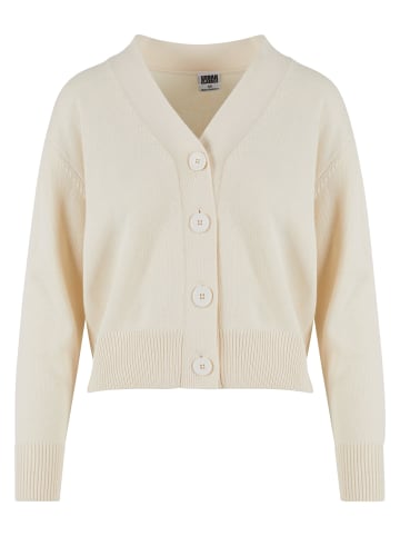 Urban Classics Gestrickte Strickjacke in whitesand