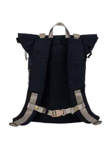 Doughnut Christopher Small Jungle 12 - Rolltop Rucksack 40 cm (black) in schwarz