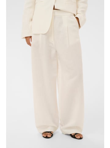 Soaked in Luxury Pants Suiting SLRagna Gerade Passform in Broken White