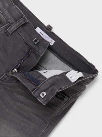 name it Stretch Jeans Slim Fit NKMTHEO in Grau