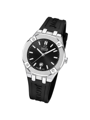 Jaguar Analog-Armbanduhr Jaguar Diplomatic schwarz mittel (ca. 35,5mm)