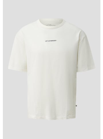 s.Oliver T-Shirt in 02D1_creme