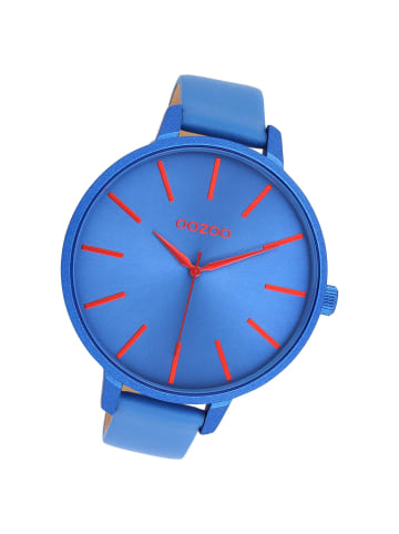 Oozoo Armbanduhr Oozoo Timepieces blau extra groß (ca. 48mm)