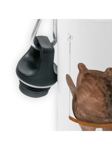 Mr. & Mrs. Panda Wasserflasche Bär Schaukel ohne Spruch in Weiß