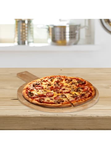 relaxdays 3 x Pizzabrett in Natur