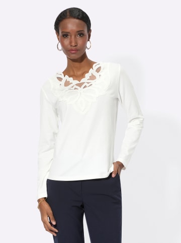 creation L Modal-Baumwoll-Shirt in ecru