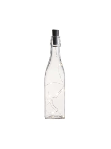 Butlers Bügelflasche mit Flaschenbeleuchtung 2-tlg. BOTTLE LIGHT in Transparent
