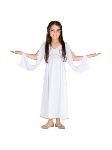 tectake Langes, bequemes Kleid, weiß