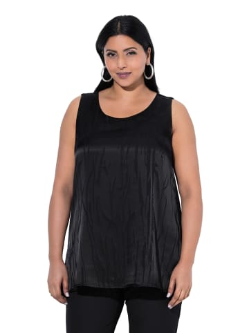 Ulla Popken Blusentop in schwarz