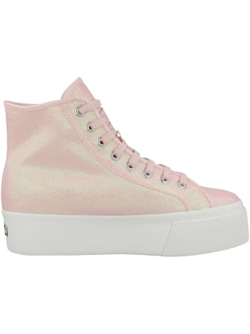 Superga Sneaker mid 2708 Hi Top Lame in rosa