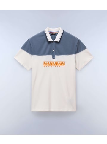 Napapijri Polo "E-Saturnia Ss" in Weiß
