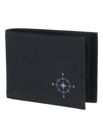 oxmox New Cryptan Geldbörse RFID Schutz 11 cm schwarz-windrose 2.0grey