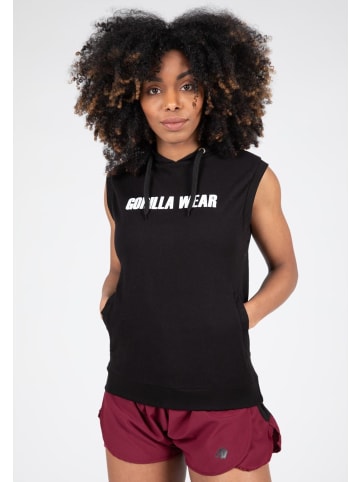 Gorilla Wear Ärmelloser Hoodie - Virginia - Schwarz