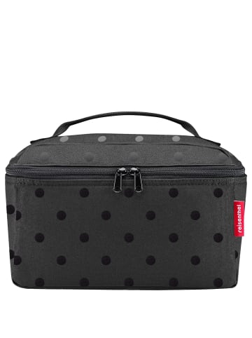 Reisenthel travelling - Beautycase 27 cm (twist maroon) in glossy dots black