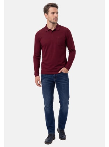 Ragman Poloshirt Basic in Rot