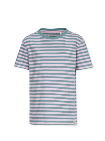 Band of Rascals T-Shirt " Striped " in chinois-green-faded-pink