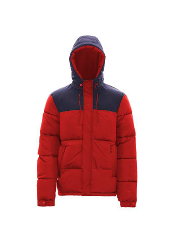 VINAJA Men Wattierte Steppjacke in Rot Marine
