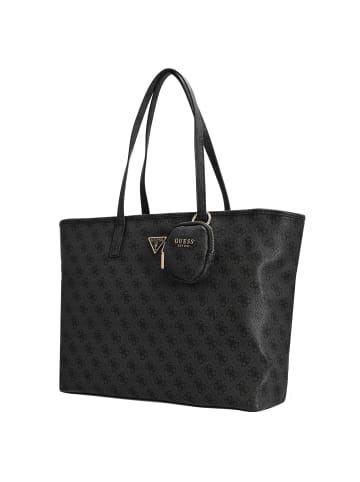 Guess Power Play II Large Tech Tote - Shopper 39 cm (dark taupe log) in coal logo