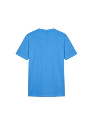 Hellblau Baumwolle Herren T-Shirt