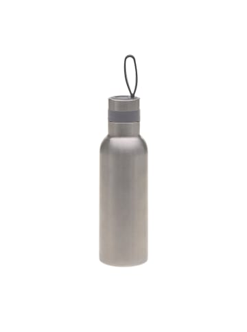 Lässig Lässig Trinkflasche Kinder - BOLD Edelstahl, silver