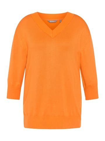 Ulla Popken Pullover in hellorange