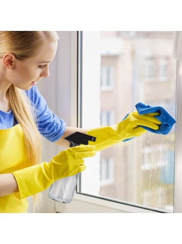 relaxdays 8 x Sprühflasche in Transparent - 500 ml