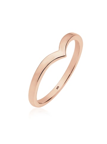 Elli Ring 925 Sterling Silber Geo in Rosegold