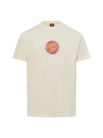 Santa Cruz T-Shirt Scrawl Brick Dot Front in vanille