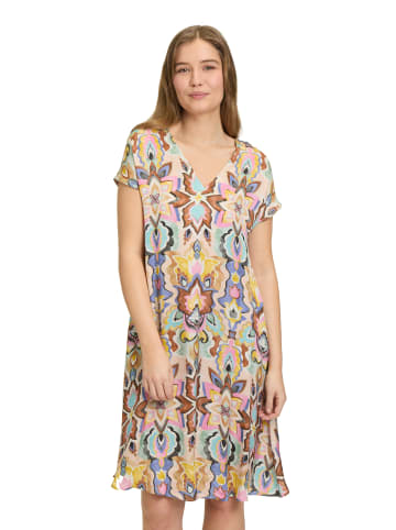 Vera Mont Sommerkleid mit überschnittenen Ärmeln in Blue/Yellow