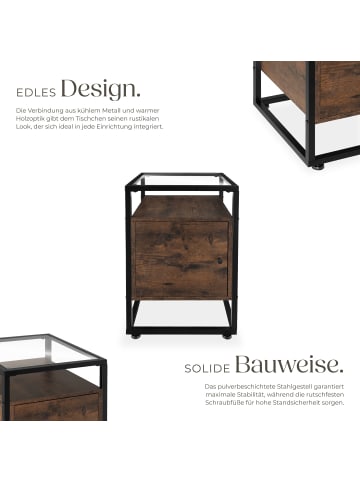 tectake Beistelltisch Dudley 40x43x60,5cm
