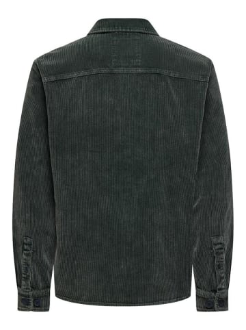 Only&Sons Langarmhemd in Darkest Spruce